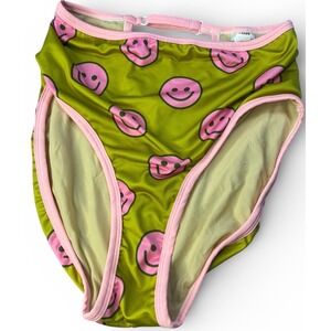SOLTICE INTIMATES SKIPPY SWIM BOTTOM SMILEY FACES 3X